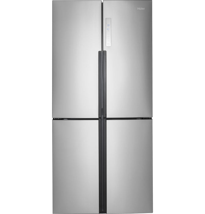 Haier ENERGY STAR¨ 16.4 Cu. Ft. Quad Door Refrigerator