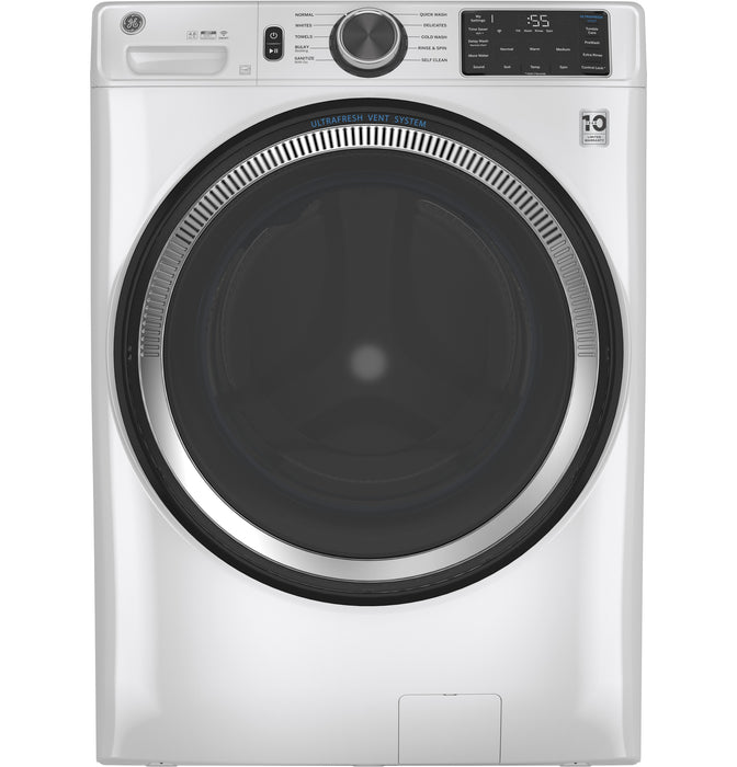 GE¨ ENERGY STAR 4.8 cu. ft. Capacity Smart Front Load ¨ Washer with UltraFresh Vent System with OdorBlockª and Sanitize w/Oxi