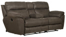 Atlas Reclining Console Loveseat - Gibson McDonald Furniture & Mattress 