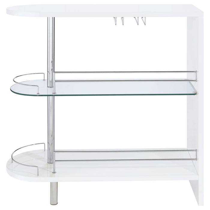 Adolfo Bar Shelf - Gibson McDonald Furniture & Mattress 