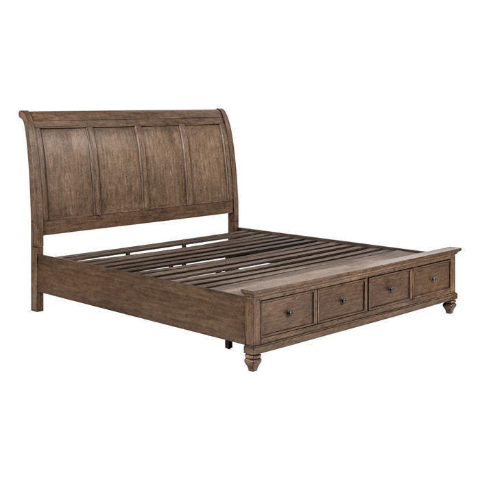 Twin Lakes Queen Storage Bed - Gibson McDonald Furniture & Mattress 