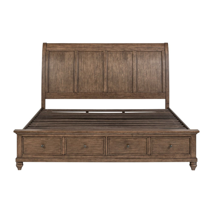 Twin Lakes Queen Storage Bed - Gibson McDonald Furniture & Mattress 