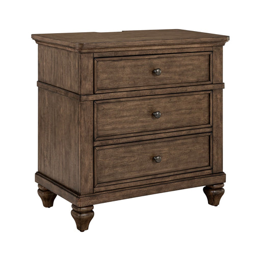 Twin Lakes Nightstand w/ Charging Station - Gibson McDonald Furniture & Mattress 