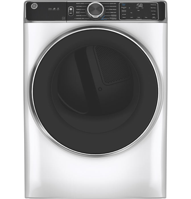 GE¨ ENERGY STAR¨ 7.8 cu. ft. Capacity Smart Front Load Electric Dryer with Steam and Sanitize Cycle