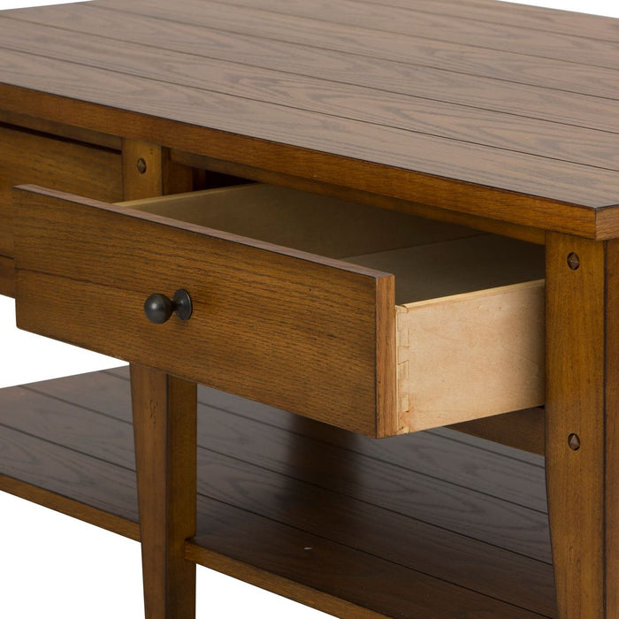 Liberty Furniture Lake House Cocktail Table in Oak