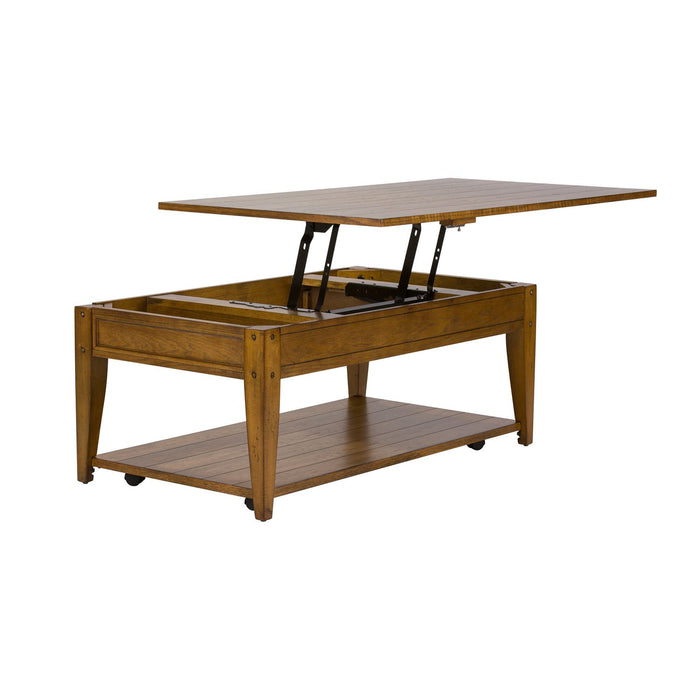 Lake House Lift Top Cocktail Table - Gibson McDonald Furniture & Mattress 