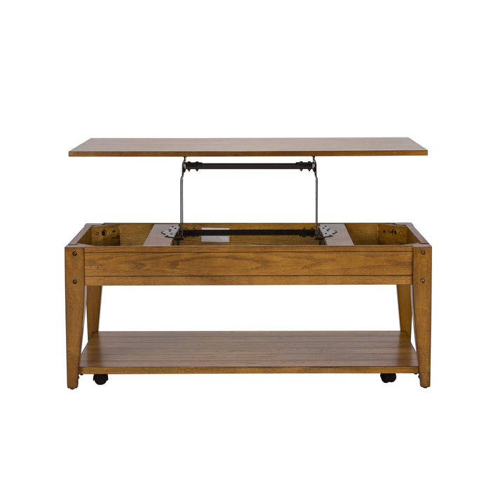 Lake House Lift Top Cocktail Table - Gibson McDonald Furniture & Mattress 