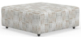 Kellen Castered Cocktail Ottoman - Gibson McDonald Furniture & Mattress 