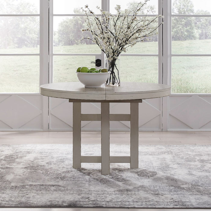 Backroads Pedestal Table Set - Gibson McDonald Furniture & Mattress 