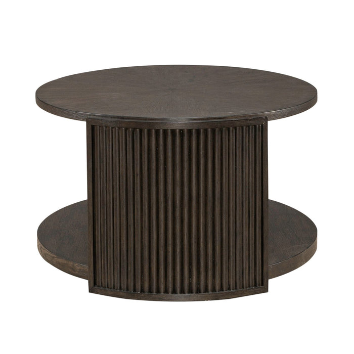 City View Oval Cocktail Table in Coffee Bean - Gibson McDonald Furniture & Mattress 