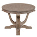 Greystone Mill Oval Cocktail Table in Stone White - Gibson McDonald Furniture & Mattress 