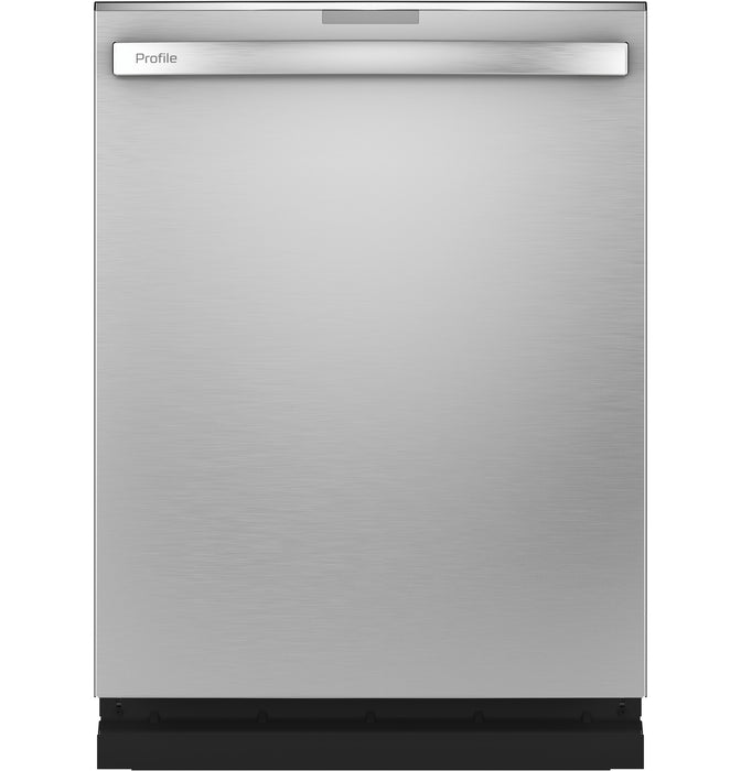 GE Profileª ENERGY STAR¨ Fingerprint Resistant Top Control with Stainless Steel Interior Dishwasher with Sanitize Cycle & Twin Turbo Dry Boost