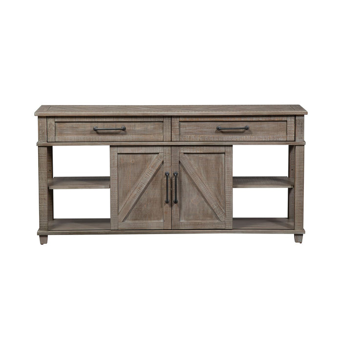 Parkland Falls Sofa Table in Weathered Taupe image