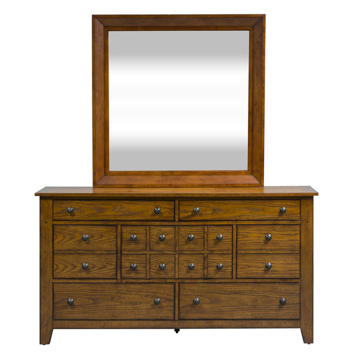 Grandpas Cabin King California Sleigh Bed, Dresser & Mirror, Chest, Night Stand image
