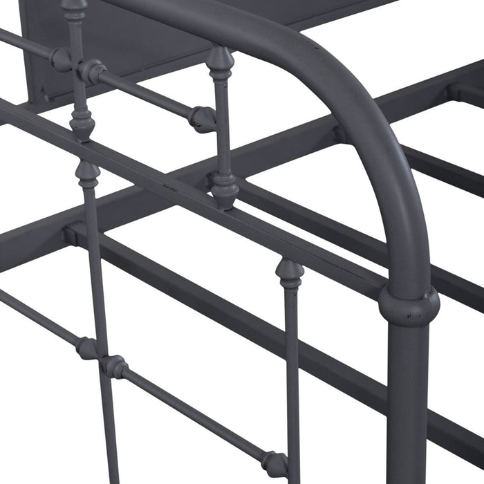 Liberty Furniture Vintage Series Twin Metal Bed in Navy