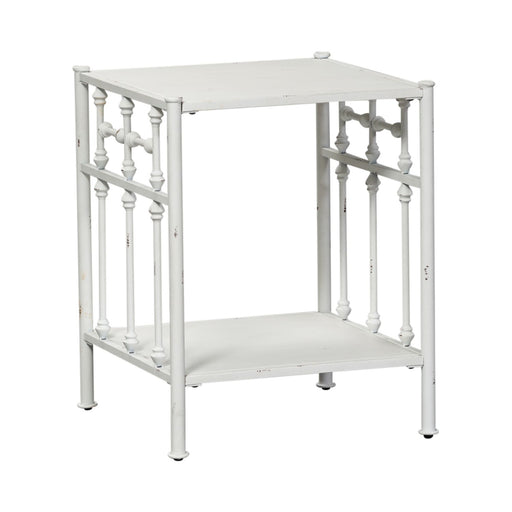 Vintage Series Open Nightstand in Antique White - Gibson McDonald Furniture & Mattress 