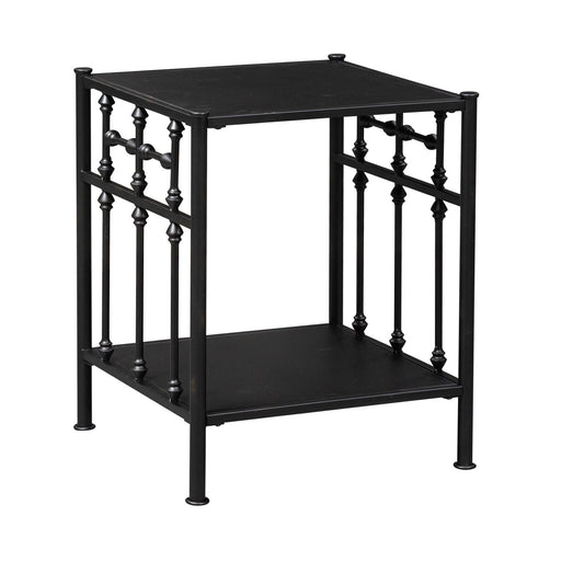 Vintage Series Open Nightstand in Black - Gibson McDonald Furniture & Mattress 