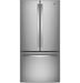 GE¨ ENERGY STAR¨ 18.6 Cu. Ft. Counter-Depth French-Door Refrigerator - Gibson McDonald Furniture & Mattress 