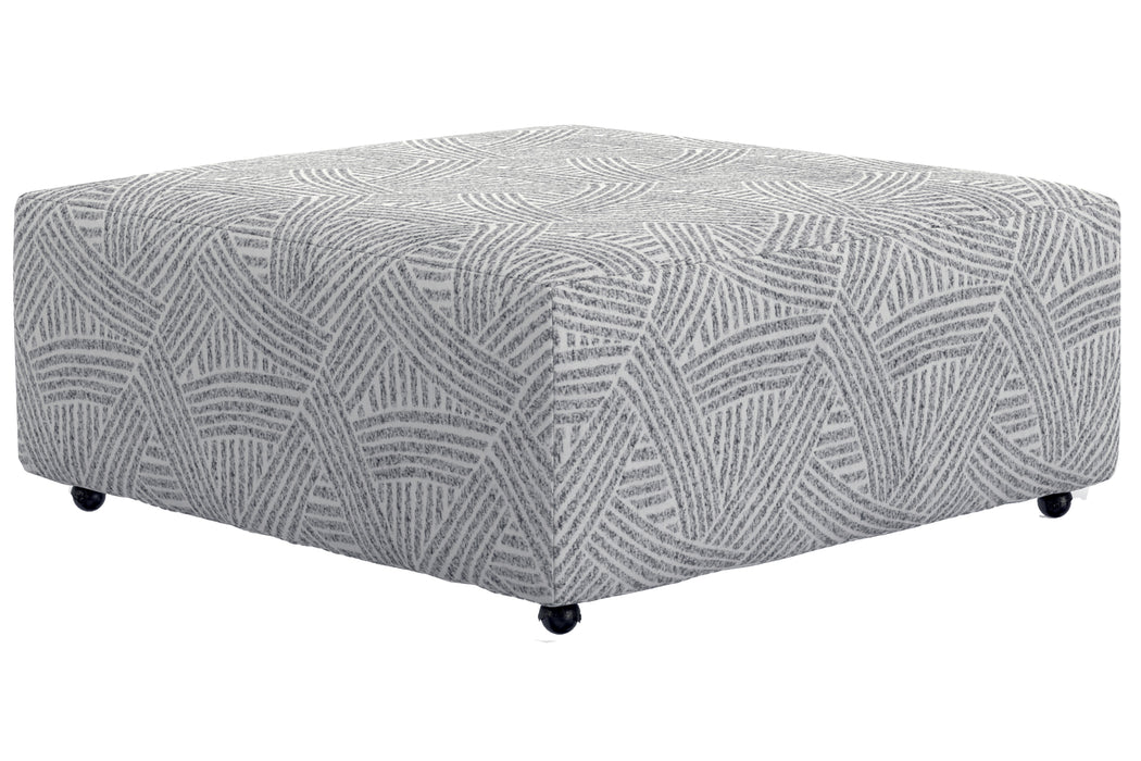 Abraxas Castered Cocktail Ottoman - Gibson McDonald Furniture & Mattress 