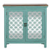Liberty Furniture Kensington 2 Door Accent Cabinet in Turquoise image