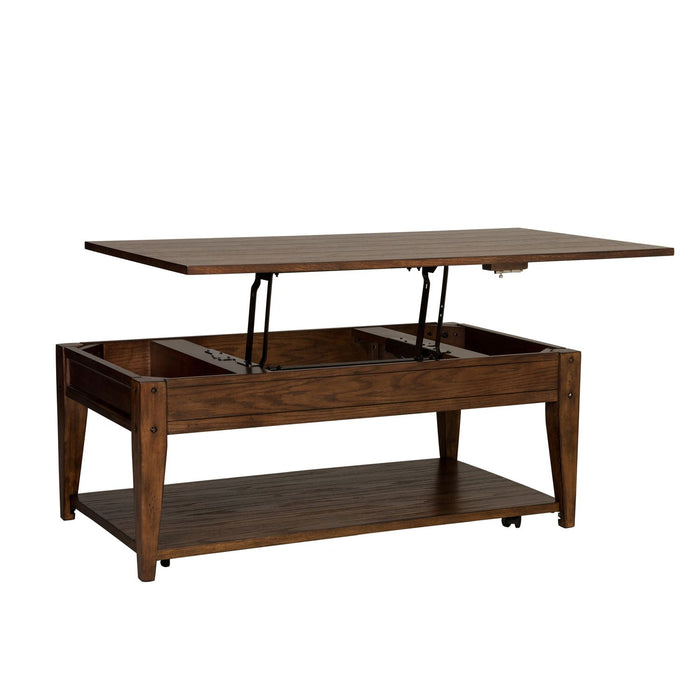 Lake House Lift Top Cocktail Table - Gibson McDonald Furniture & Mattress 