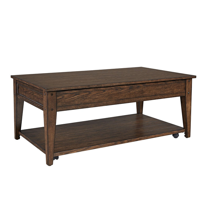 Lake House Lift Top Cocktail Table - Gibson McDonald Furniture & Mattress 