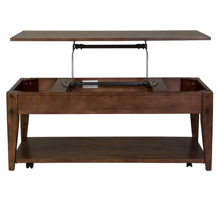 Lake House Lift Top Cocktail Table - Gibson McDonald Furniture & Mattress 
