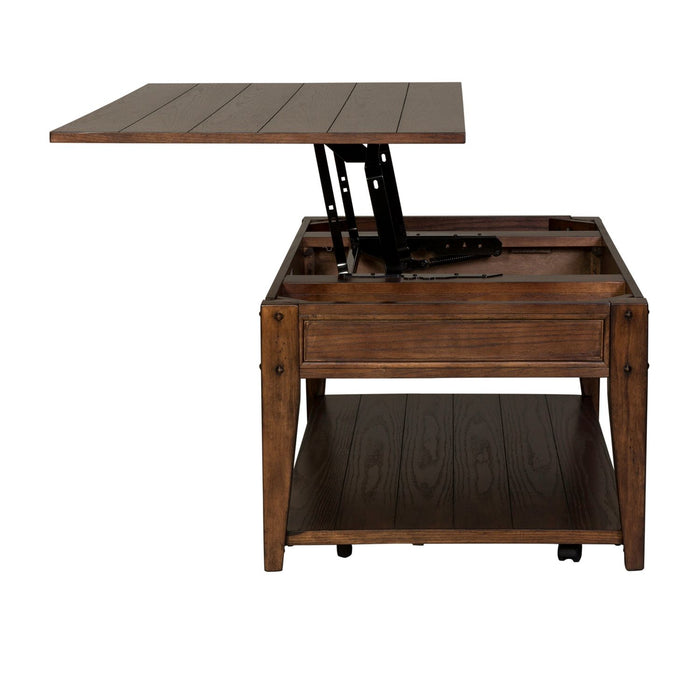 Lake House Lift Top Cocktail Table - Gibson McDonald Furniture & Mattress 