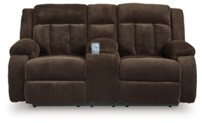 Observation Power Reclining Loveseat with Console - Gibson McDonald Furniture & Mattress 