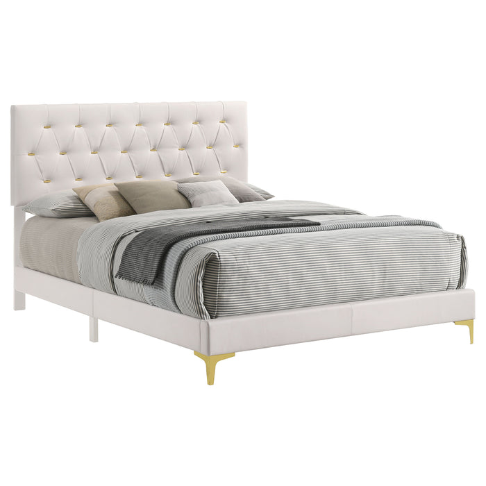 Kendall Panel Bed E.King, & Queen Black & White