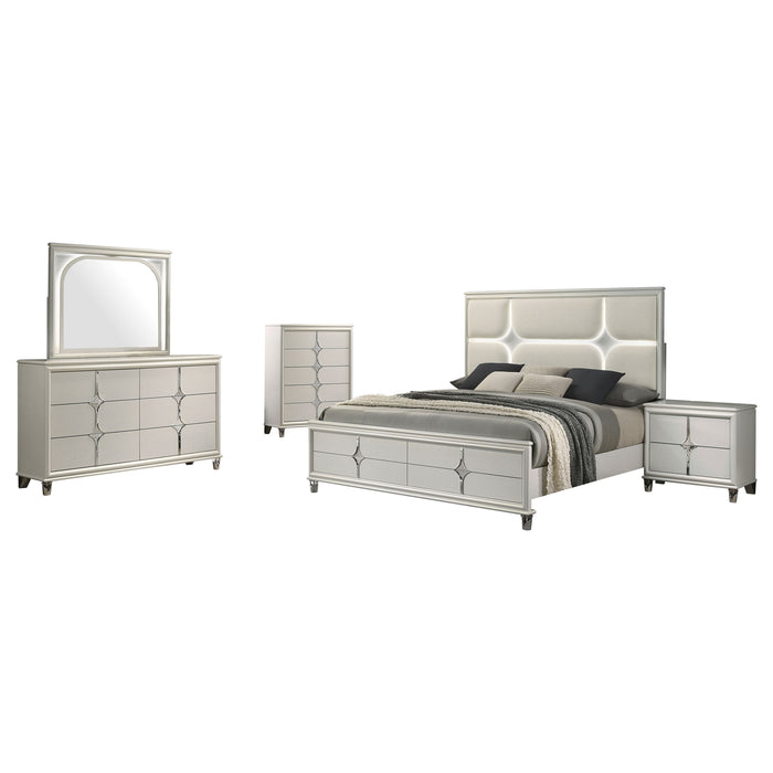 Olivia 4 & 5 Piece Bedroom Set E.King, Queen, & Cal.King