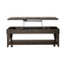 Arrowcreek Lift Top Cocktail Table in Weathered Stone - Gibson McDonald Furniture & Mattress 