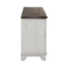 River Place Entertainment Console in Riverstone White/Tobacco - Gibson McDonald Furniture & Mattress 