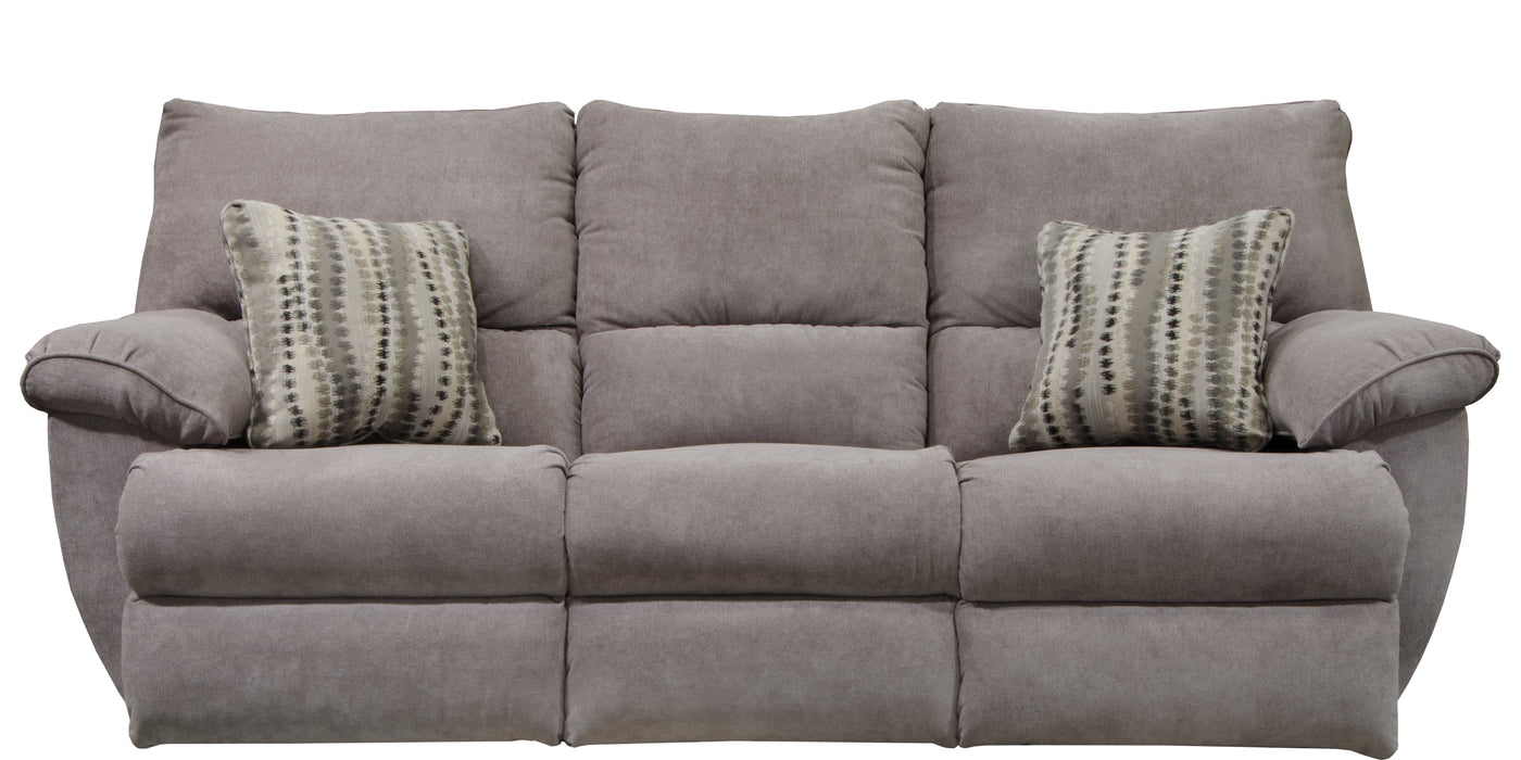 Sadler Lay Flat Reclining Sofa w/DDT - Gibson McDonald Furniture & Mattress 