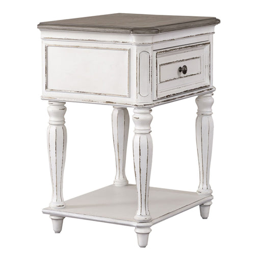 Magnolia Manor Leg Nightstand in Antique White - Gibson McDonald Furniture & Mattress 