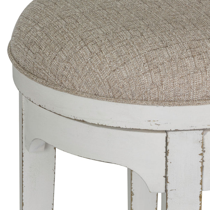 Magnolia Manor Console Swivel Stool in Antique White image