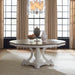 Liberty Furniture Magnolia Manor Round Pedestal Table in Antique White image