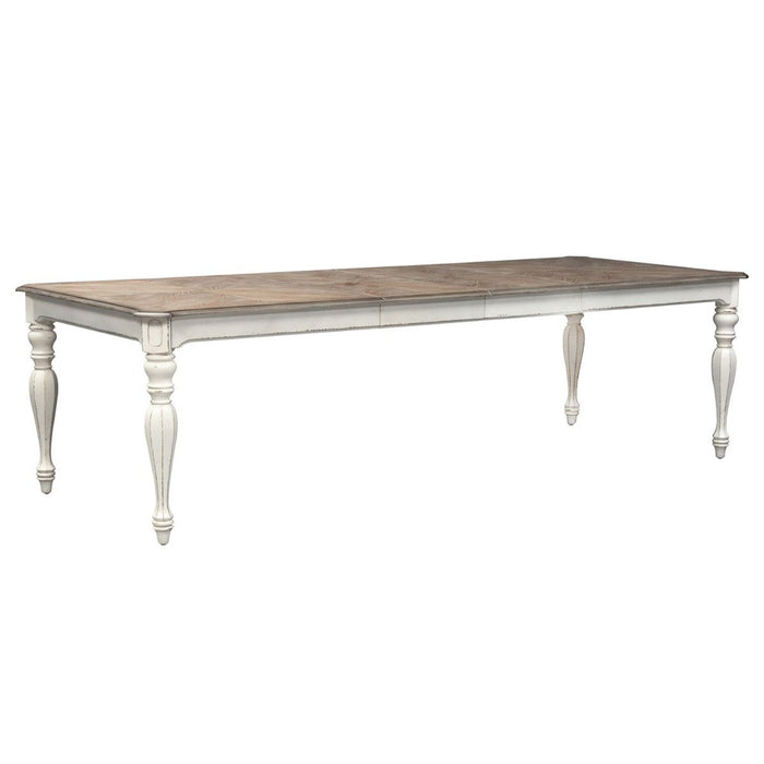 Liberty Furniture Magnolia Manor Rectangular Leg Table in Antique White