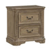 Magnolia Manor II 2 Drawer Nightstand in Weathered Bisque - Gibson McDonald Furniture & Mattress 