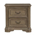 Magnolia Manor II 2 Drawer Nightstand in Weathered Bisque - Gibson McDonald Furniture & Mattress 