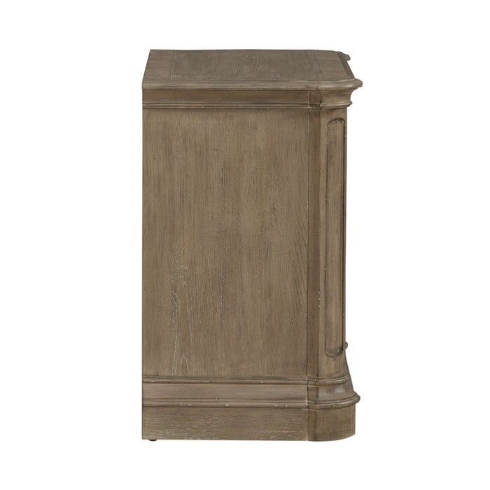 Magnolia Manor II 2 Drawer Nightstand in Weathered Bisque - Gibson McDonald Furniture & Mattress 