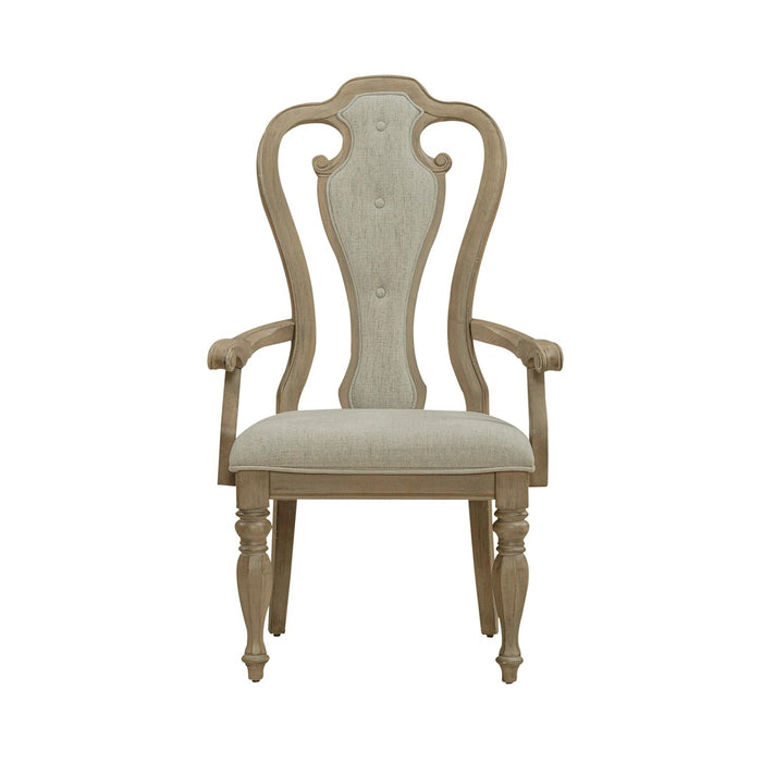 Magnolia Manor Splat Back Uph Arm Chair (RTA) - Gibson McDonald Furniture & Mattress 