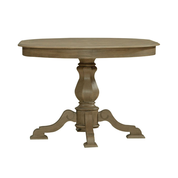 Magnolia Manor Pedestal Table Set - Gibson McDonald Furniture & Mattress 