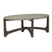 Cascade Oval Cocktail Table in Wire Brush Rustic Brown - Gibson McDonald Furniture & Mattress 