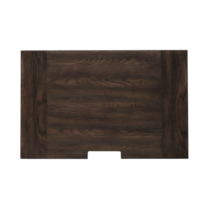 Paradise Valley Nightstand with Charging Station in Saddle Brown - Gibson McDonald Furniture & Mattress 