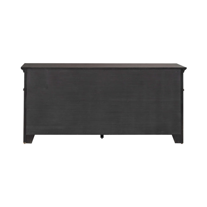 Paradise Valley Credenza in Saddle Brown image