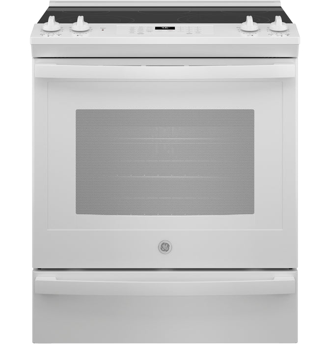 GE¨ 30" Slide-In Electric Convection Range with No Preheat Air Fry