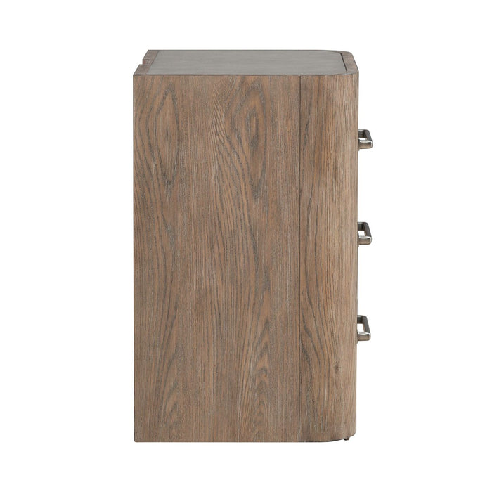 South Bend Nightstand w/ Charging Station in Burnished Clay - Gibson McDonald Furniture & Mattress 