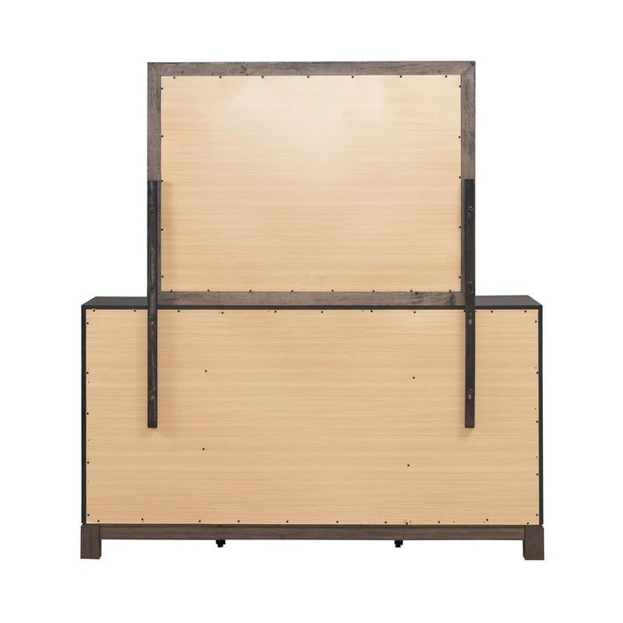 Modern Edge Dresser & Mirror - Gibson McDonald Furniture & Mattress 
