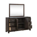 Modern Edge Dresser & Mirror - Gibson McDonald Furniture & Mattress 